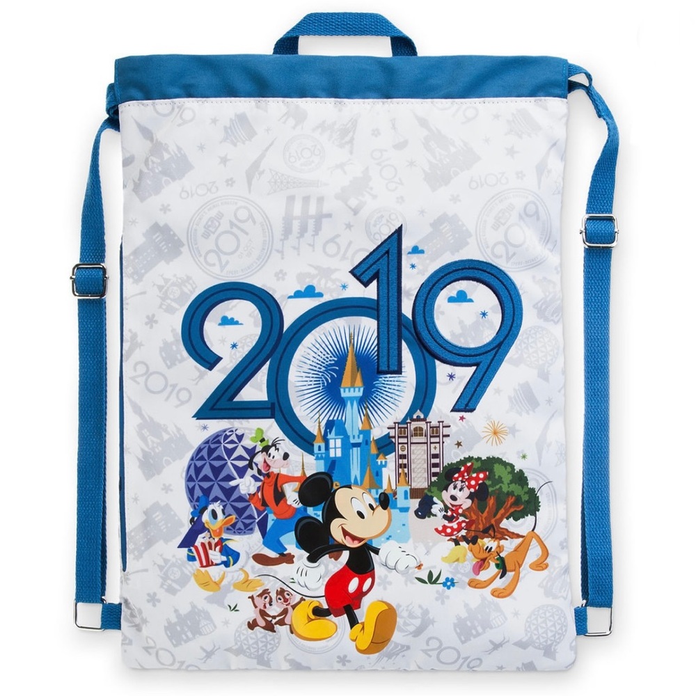 Disney World Parks 2019 Soft Backpack Cinch Sack